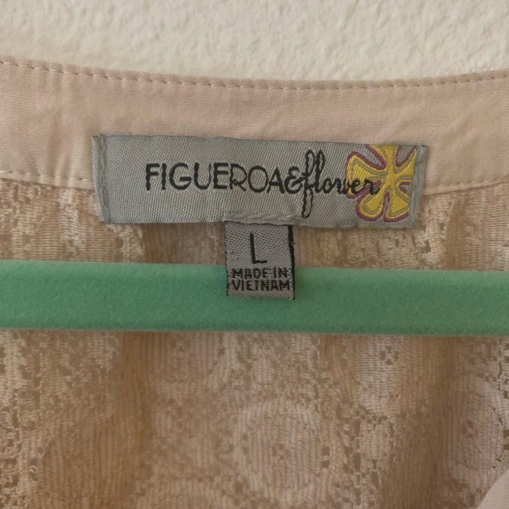 Figueroa & Flowers | Boho Peasant Blouse | L - Picture 5 of 8